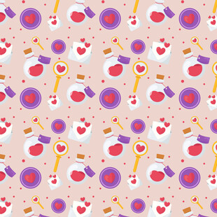 甜美糖果图案背景
