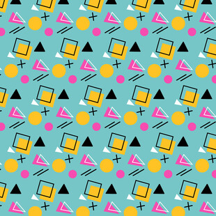 多彩几何图案背景设计