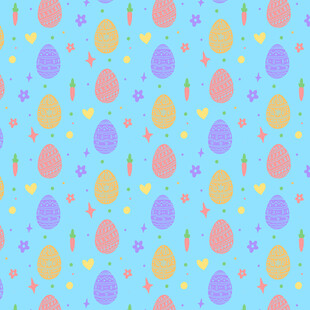 复活节彩蛋图案背景