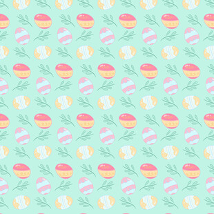 清新水果图案背景纹理