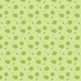 浅绿色花朵图案背景
