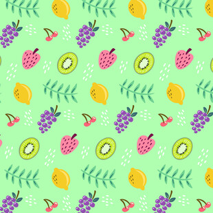 清新水果图案背景