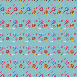 糖果图案背景图