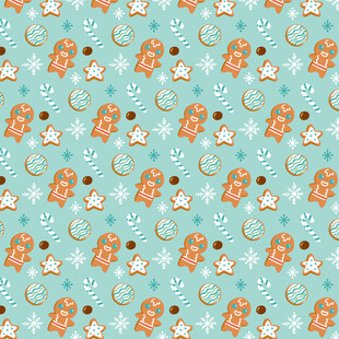 可爱动物图案的清新背景