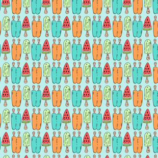 多彩仙人掌图案背景