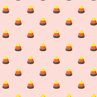 粉色背景上的糖果图案