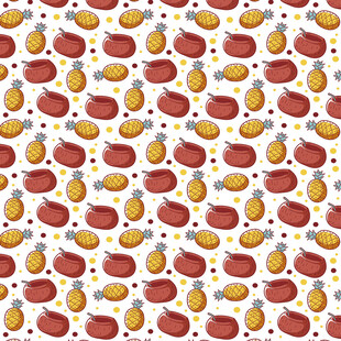 多彩土豆图案背景图