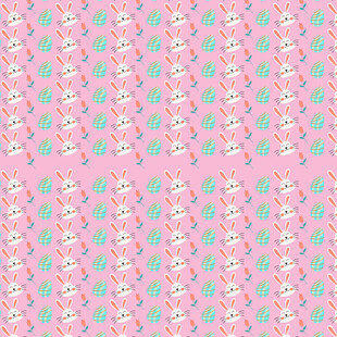 粉色花卉几何图案背景