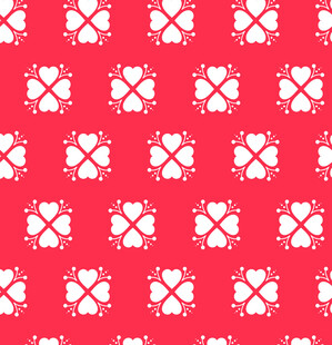 红色几何图案背景纹理