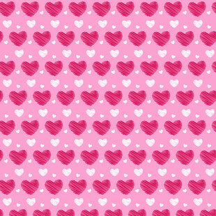 粉色爱心图案背景