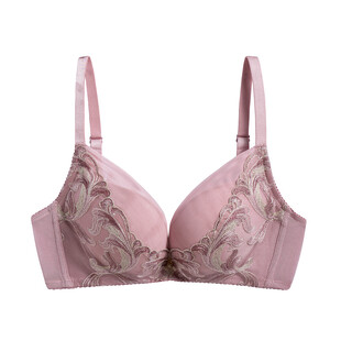 粉色蕾丝花纹女士内衣