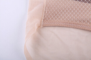 米色网眼布料细节展示