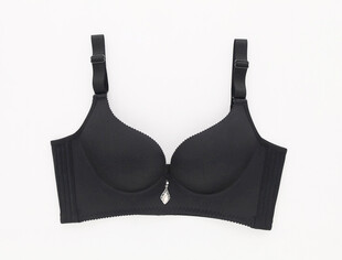 黑色女士聚拢文胸