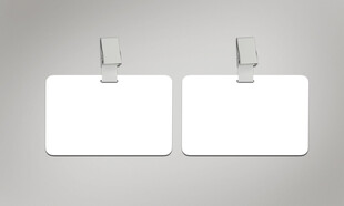 空白工作证模板