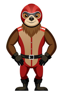 浣熊超级英雄形象