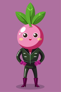 可爱萝卜卡通形象