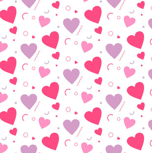 爱心图案背景