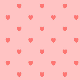 粉色爱心图案背景
