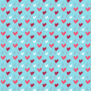 爱心图案浅蓝色背景纹理