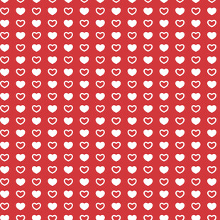 红色爱心图案背景纹理