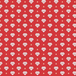 红色爱心图案背景纹理