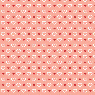 粉色爱心图案背景纹理