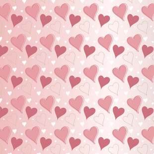粉色爱心浪漫背景图案