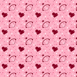 粉色爱心图案背景纹理