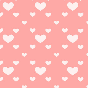 粉色爱心图案背景