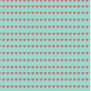 蓝底红心图案纹理背景