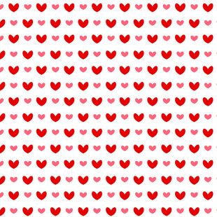 红色爱心图案背景