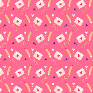 粉色几何图案无缝背景