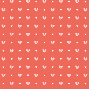 红色爱心图案背景纹理