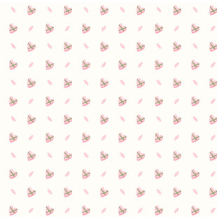 粉色小兔图案无缝背景