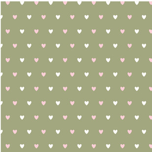 浅绿色爱心图案背景