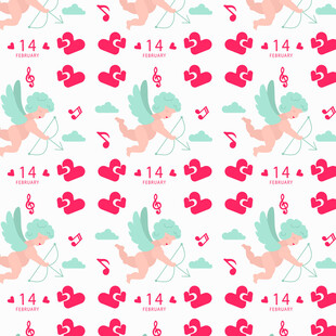 花卉小鸟图案背景图