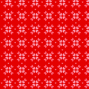 红色雪花图案背景纹理