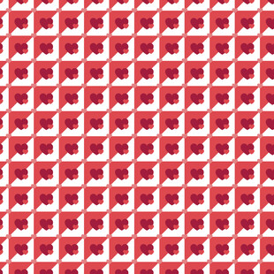 红色几何图案无缝背景