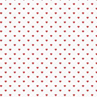 红白波点图案背景