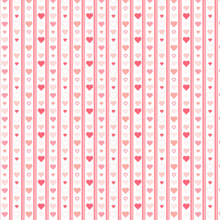 粉色爱心条纹图案背景