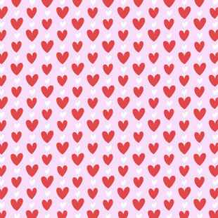 粉色爱心图案背景