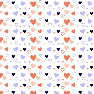 爱心图案背景图