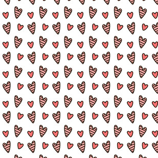 心形图案无缝背景纹理