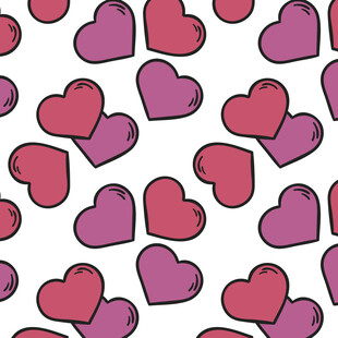 爱心图案背景