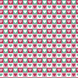 爱心图案无缝背景