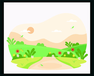 田园风光清新自然美景