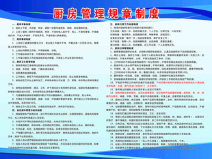 厨房管理规章制度