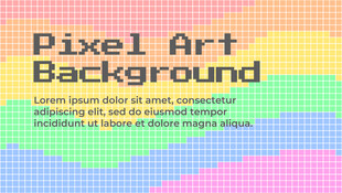 像素艺术背景图