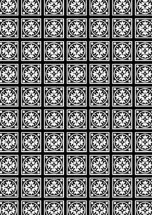 黑白几何花纹图案设计