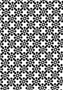 黑白几何花纹图案